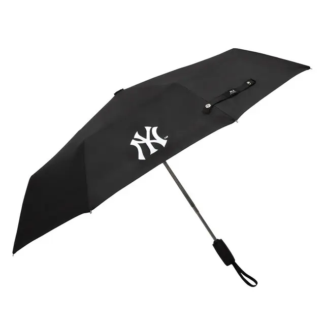 MLB NY 심플로고 3단 자동우산 + 커버세트