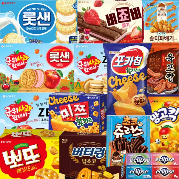(아수라물류) 인기과자 400종 골라담기 / 초코파이 몽쉘 오예스 카스타드 포카칩 새우깡 홈런볼 예감