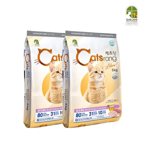 (현대홈쇼핑)캐츠랑 리브레 5kg 2개 (총10kg) / (전연령용/길냥이사료)_t