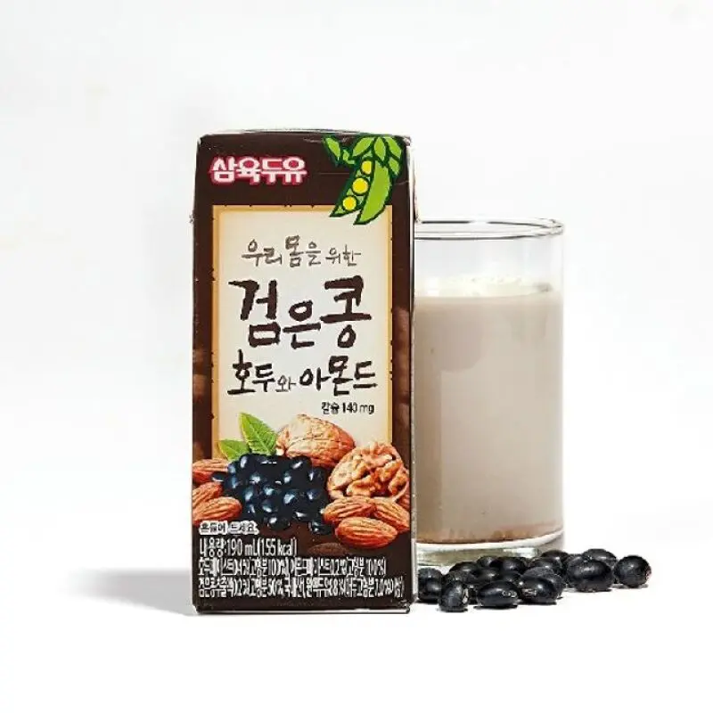 삼육두유 검은콩 호두와 아몬드 두유 190ml96팩