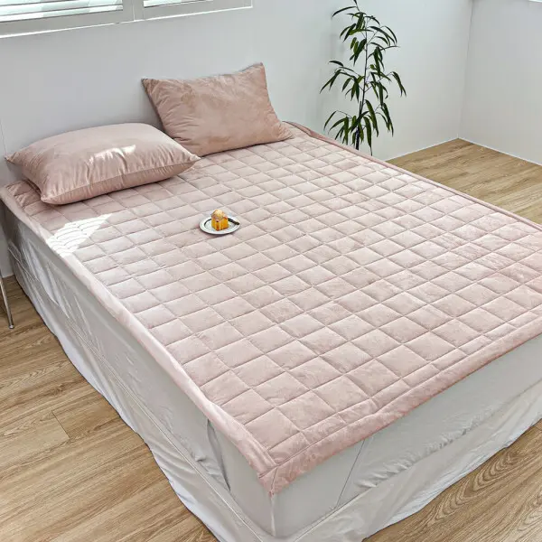 윈터테일 겨울 극세사 고정밴딩 침대패드 SS/Q/DK 8colors