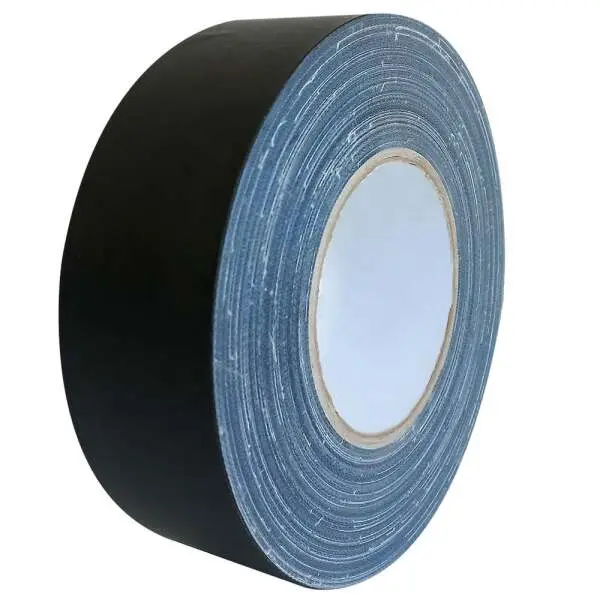 무광 면테이프 흑색 50mm x 50M 개퍼테이프 천면테이프 무대테이프