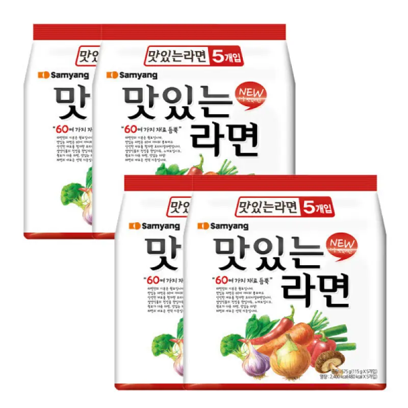 삼양 맛있는라면 20입 (5입 x 4개) /멀티팩