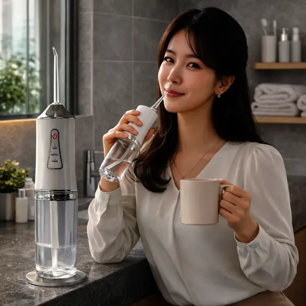 덴탈온 무선 구강세정기 빼고빼고 휴대용 물치실 생활방수 치간 치석