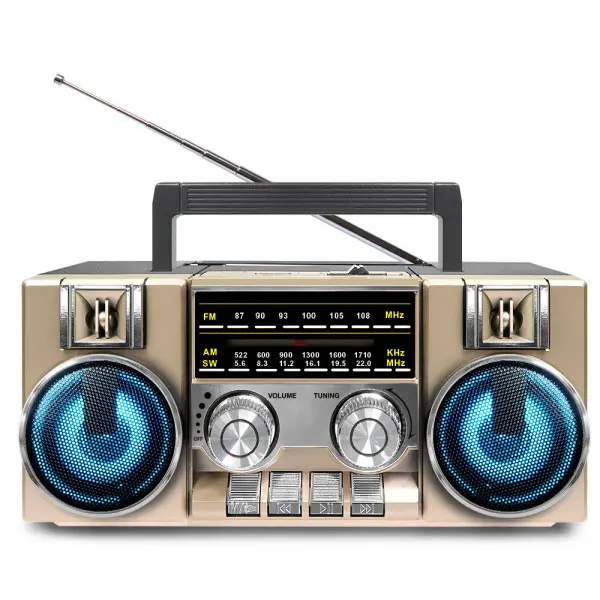 [코비]코비 레트로 아날로그 FM 블루투스 라디오 CRF-55B 골드 클래식디자인 (28,900원/무료)