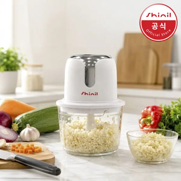 신일 무선 다지기 초퍼 대용량 분쇄기 만능 고기 야채 마늘 이유식 SFM-H1700C 1000ml 26년 신모델