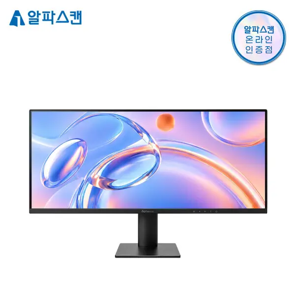 알파스캔 3426Q120P 울트라와이드 WQHD 딥 블랙 IPS 120Hz C타입 높낮이 모니터 34인치