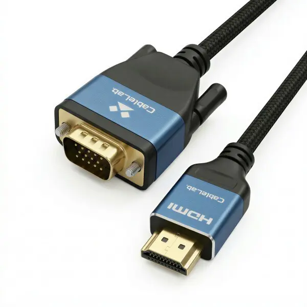 케이블연구소 HDMI to VGA (RGB) 변환 케이블 모니터 연결선 1.2m 1.8m 3m