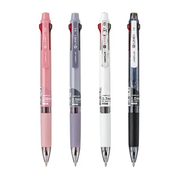 무료 컬러 인쇄 각인 라인플러스 멀티 3색 볼펜 라인 3 M-LINE3 0.5mm