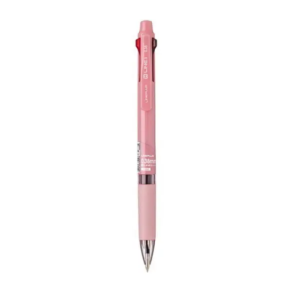 무료 컬러 인쇄 각인 라인플러스 멀티 3색 볼펜 라인 3 M-LINE3 0.5mm