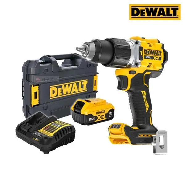 디월트 DCD806P1T 충전 콤팩트 햄머 드릴 드라이버 20V MAX XR 5.0Ah 배터리 1개 브러쉬리스 2단