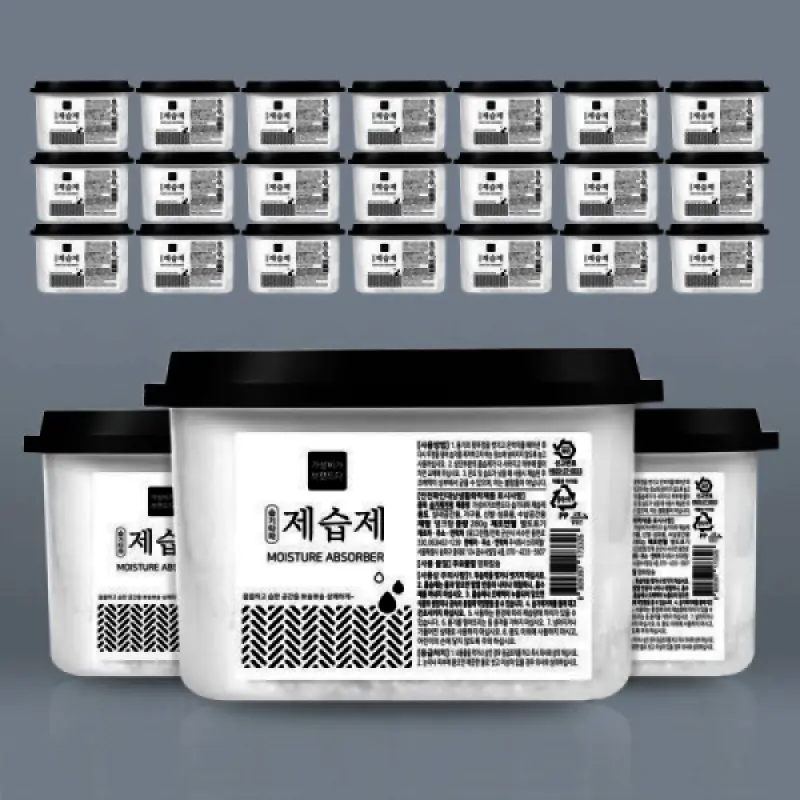 습기타파 대용량 제습제 280g x 24개입 /최신제조 옷장 신발장 선반 서랍장 화장실 습기제거