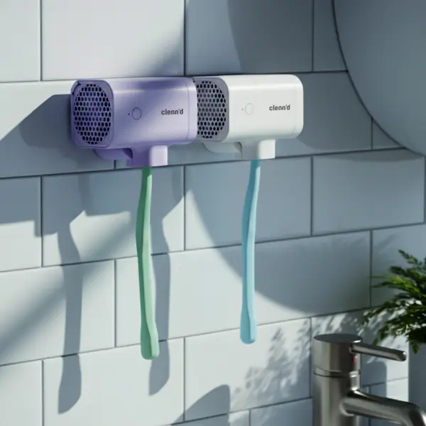 인스타 핫템) 클린디 휴대용 무선 칫솔살균기 윈디 CL-403 1인용 욕실 UV-C LED 바람 건조기