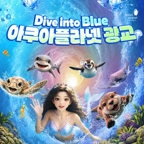 (광교) 아쿠아플라넷 입장권(8/1~8/31) (쿠폰가 23,080원)