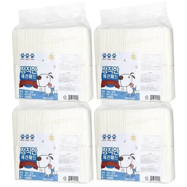 [정직한패드]20g X 400매 정직한 애견패드 강아지패드 배변패드 (28,900원/무료)