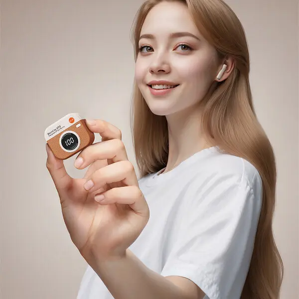 1+1 픽셀팟 무선 블루투스 이어폰 레트로팟 ENC 노이즈필터 이어폰 배터리LED 36시간사용 200mah BT5.4