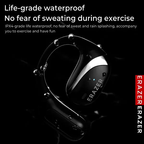 Erazer X9 무선 블루투스 5.4 이어폰 스포츠 이어버드 터치 컨트롤 노이즈 캔슬링 방수