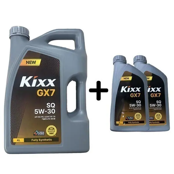 KIXX GX7 5W30 SQ 4L 1개 + 1L 2개 킥스G1