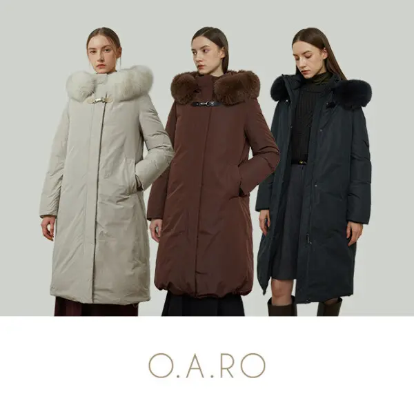 10만원 인하오아로 24FW 사가폭스 롱 구스 다운코트 1종