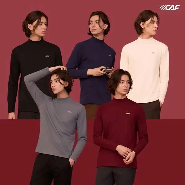 (NS홈쇼핑)르까프 남성 기모 모크넥 티셔츠 5종36233560