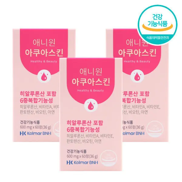 한국콜마/3박스(12주)/히알루론산/콜라겐 이너뷰티영양제/레티놀A/비타민C/스피루리나