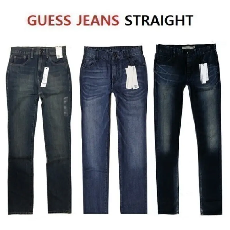 게스 GUESS 청바지 스트레이트 일자 남성 청바지 정품 아니면 100% 환불보장