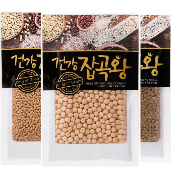 체험상품 슈퍼푸드 500g 6종 귀리 병아리콩 렌틸콩 파로 호라산밀 흰강낭콩