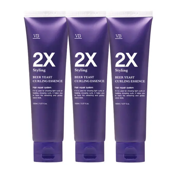 비바스 맥주효모 2X 스타일링 컬링 헤어에센스 150ml 3개