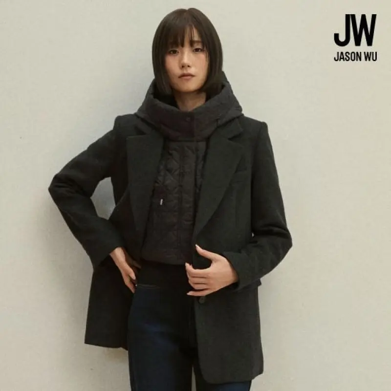 제이슨우 26FW Eleanor 패딩 퀼티드 울 트윌재킷 (3 COLORS)