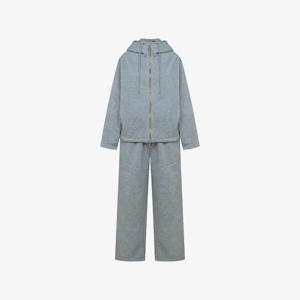 기모 안감 후드 집업 + 밴딩 팬츠 SET (VLOAY1593)