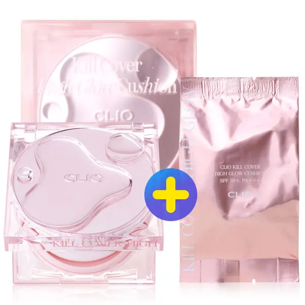 CLIO 클리오 킬커버 하이 글로우 쿠션 기획세트 (본품14g+리필14g)