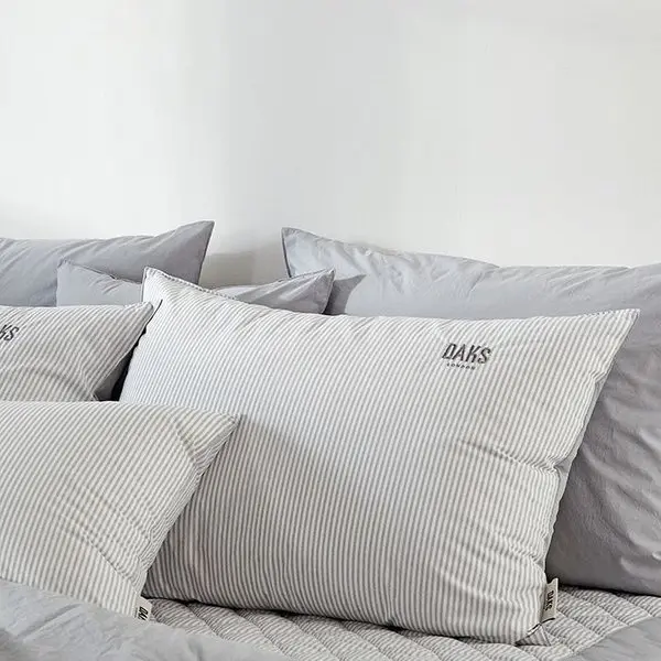 갤러리아 고밀도 이든 그레이 베개커버
