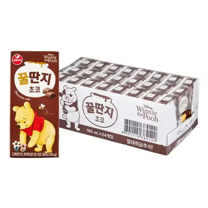 서울우유 초코꿀딴지 180mlx24개_기한260913