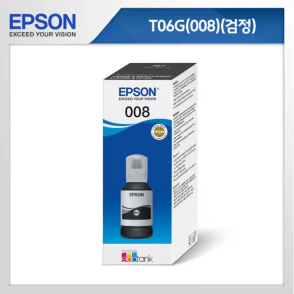 엡손정품잉크 T06G1 T06G100 검정 / L6490 L6460 L11160 L6570 L6550 L15160 L15150 용
