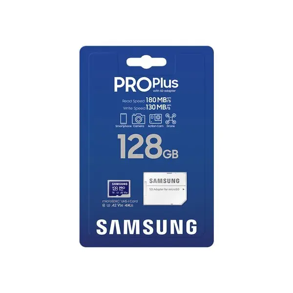 (삼성)삼성전자 삼성 공식인증 마이크로SD카드 PRO PLUS 128GB MB-MD128SA 메모리카드