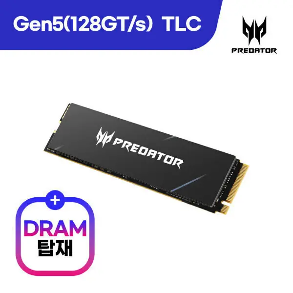 에이서 프레데터 GM9000 M.2 NVMe 2TB SSD (DRAM 탑재)