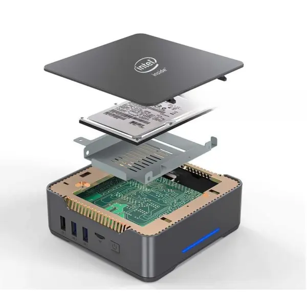 한뼘 데스크탑 게이밍 PC 컴퓨터 초소형 본체 B. 16GB 2TB GK3PRO/N5105/WIN11 시스템