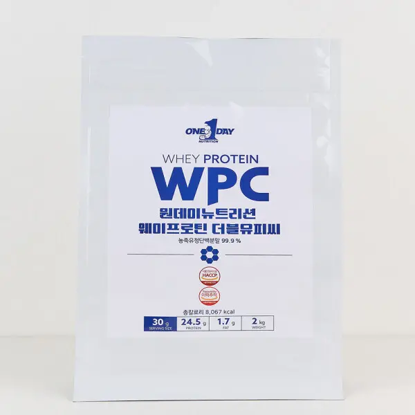단백질 헬스보충제 프로틴 쉐이크 WPC 포대유청 2kg