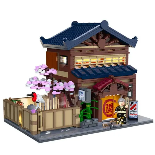 CaDA 카다 일본 온천 목욕탕 모듈러 호환 블럭 C66012 1249pcs