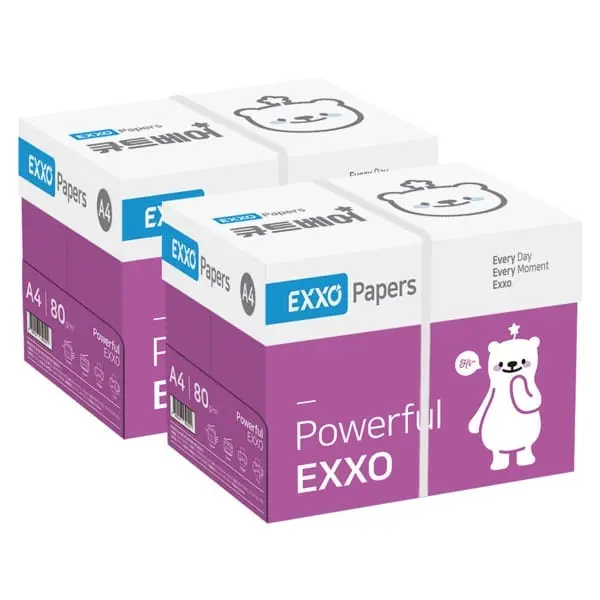 (현대Hmall)엑소 큐트베어 A4 복사용지(A4용지) 80g 2BOX(4000매)