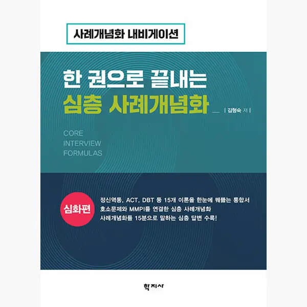 한 권으로 끝내는 심층 사례개념화 : 심화편 - 김형숙