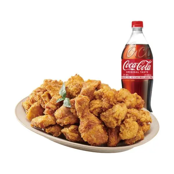 (노랑통닭) (순살/뼈)후라이드치킨+콜라1.25L