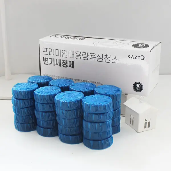[가쯔](한정수량 특가) 대용량 욕실 청소 변기세정제 50g X 40개 (쿠폰가 5,920원/무료)