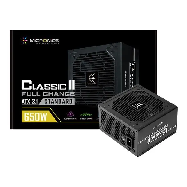 [마이크로닉스]Classic II 풀체인지 650W 80PLUS 스탠다드 ATX3.1 (블랙) (64,220원/2,500원)