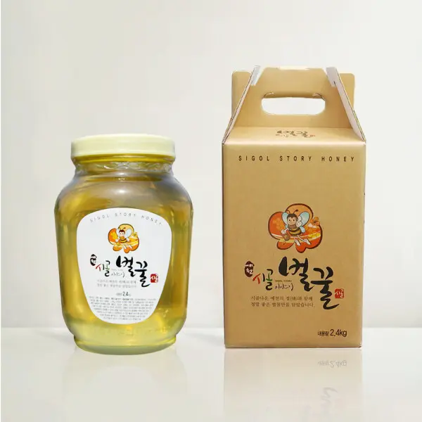햇꿀(설탕0%) 시골이야기 아카시아꿀 2.4kg/2026년/탄비-25.1 (쿠폰가 40,200원/무료)
