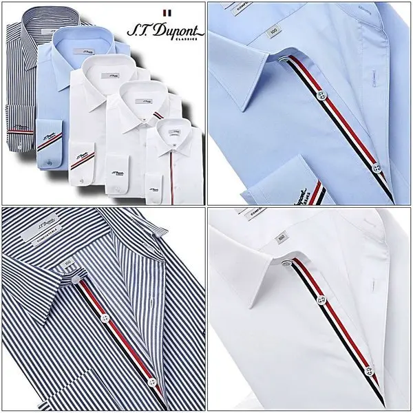 [에스티듀퐁]갤러리아 듀퐁26년S/S(일반/슬림) 삼색포인트 셔츠8종 택1 SE6SM12LS907SWH 외 (쿠폰가 50,390원/무료)