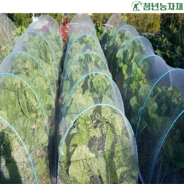 청년농자재 한냉사 180cm x 80m 해충방지망 방충망 농작물호호망 텃밭 한랭사 (쿠폰가 41,900원/4,500원)