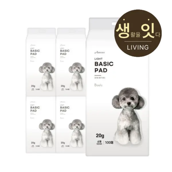 [아몬스]국산 절약형 패드 400매 강아지/애견/배변/용품/20g (쿠폰가 31,360원/무료)