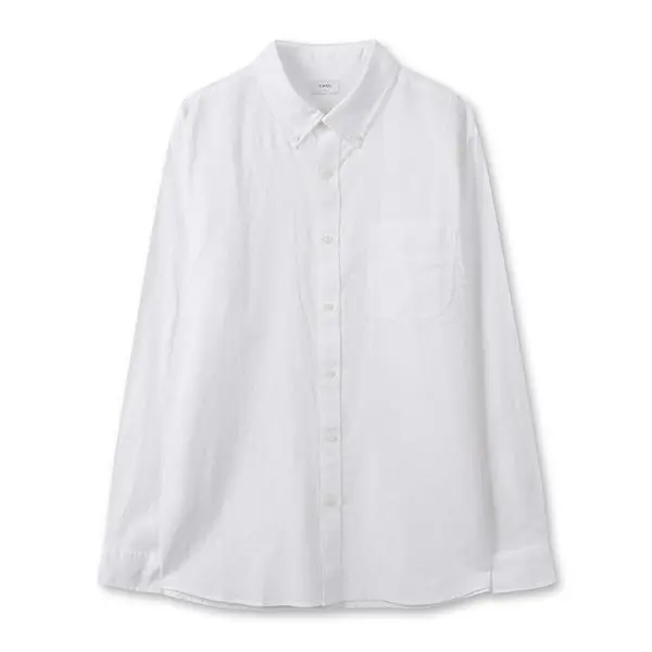 [탑텐]남성 리넨 버튼다운 셔츠_MSF2WC1901 (쿠폰가 9,900원/무료)