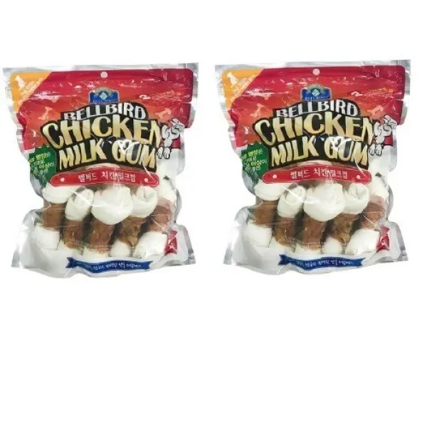 [벨버드]벨버드 치킨밀크껌 1kgx2 총2kg 13-14cm 중형견 코스트코 (쿠폰가 36,110원/무료)